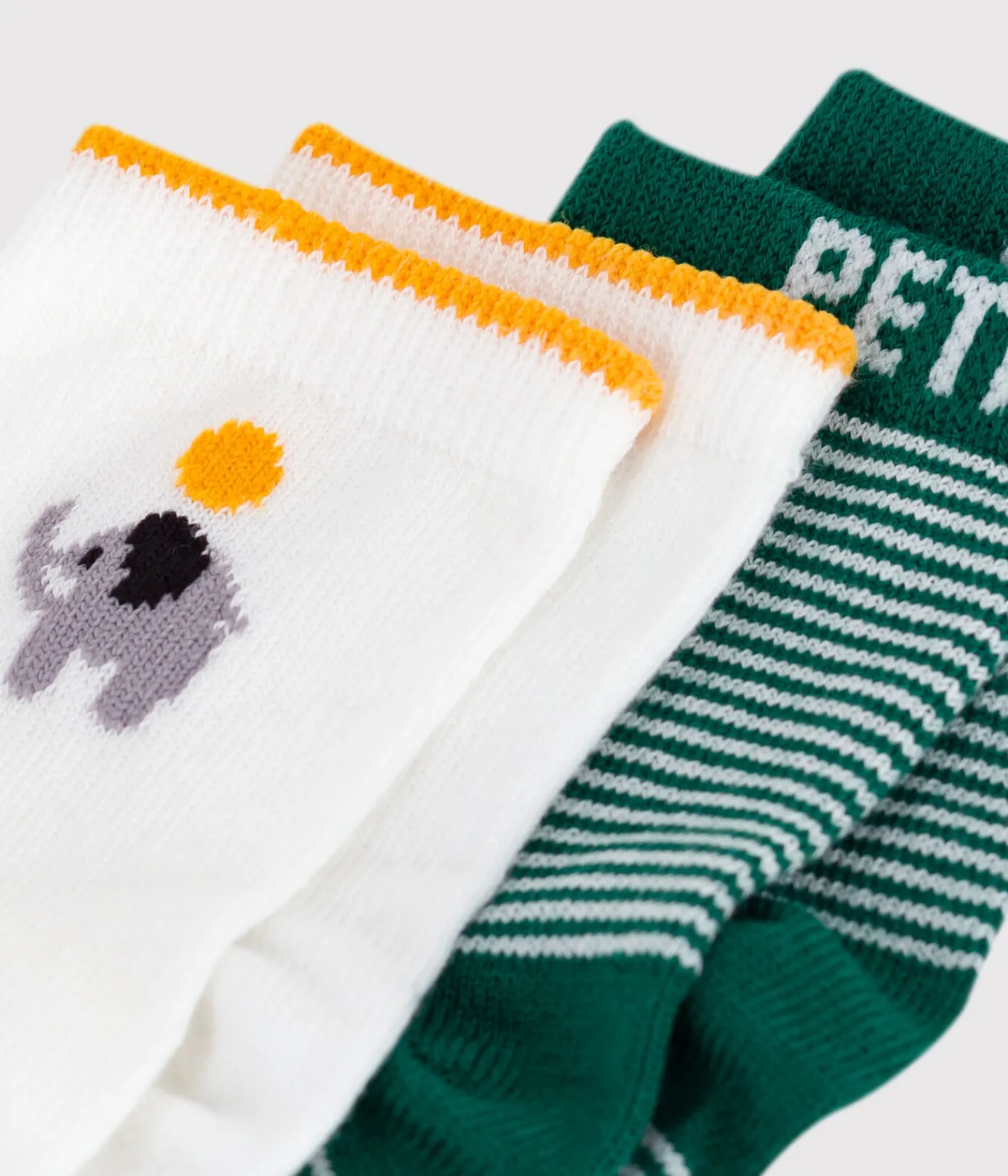 Petit Bateau Socken, Schühchen*2 Paar Babysocken aus Baumwolle variante 1