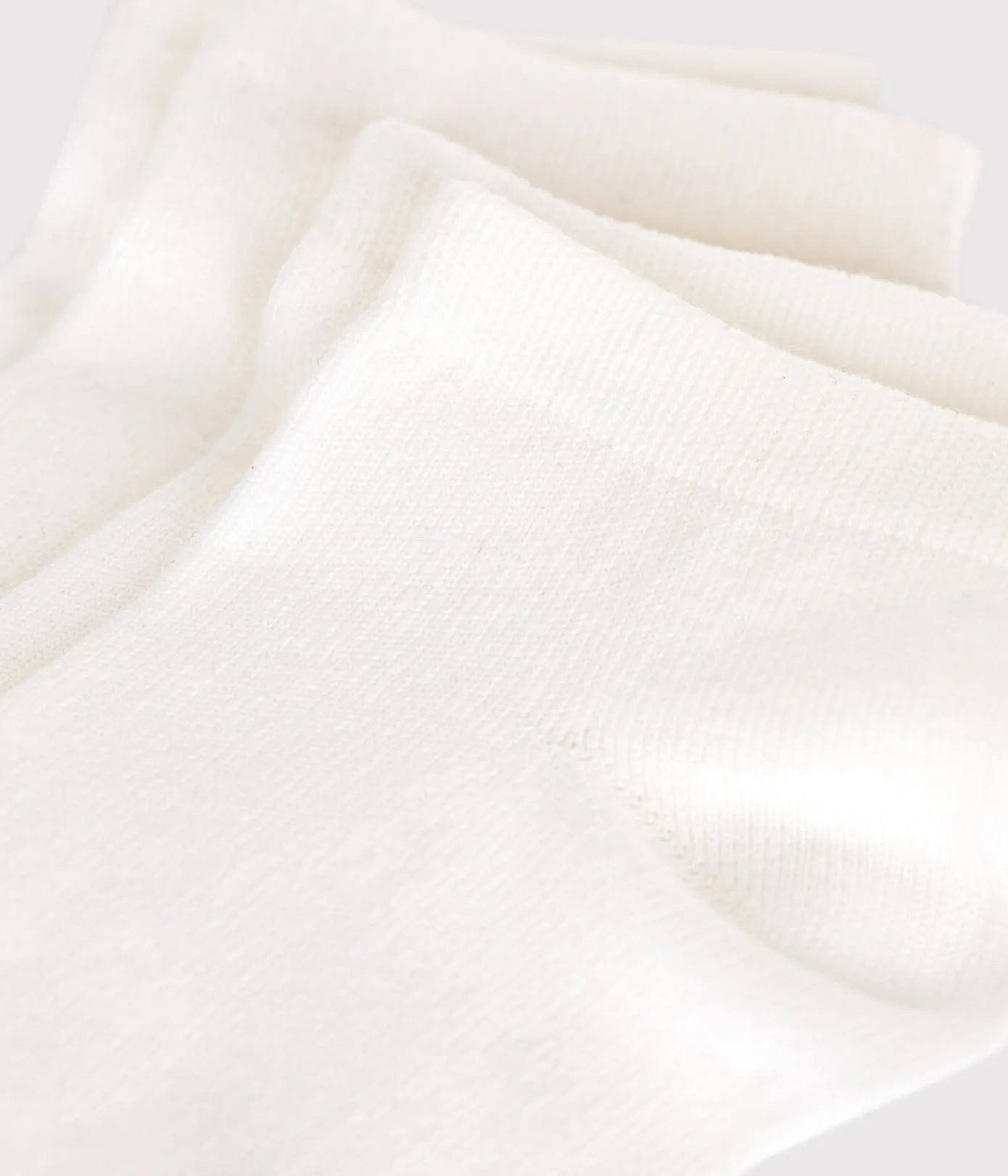 Petit Bateau Socken, Hausschuhe|Socken, Strumpfhosen*2 PAAR EINFACHE WEISSE BAUMWOLLSOCKEN FÜR KINDER weiss MARSHMALLOW