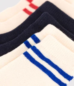 Petit Bateau Socken, Schühchen*3 Paar gestreifte Babysocken aus Baumwolle variante 1