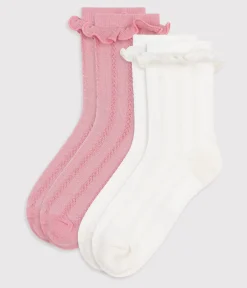 Petit Bateau Socken, Strumpfhosen*2 Paar Kinder-Socken aus Baumwolle variante 1