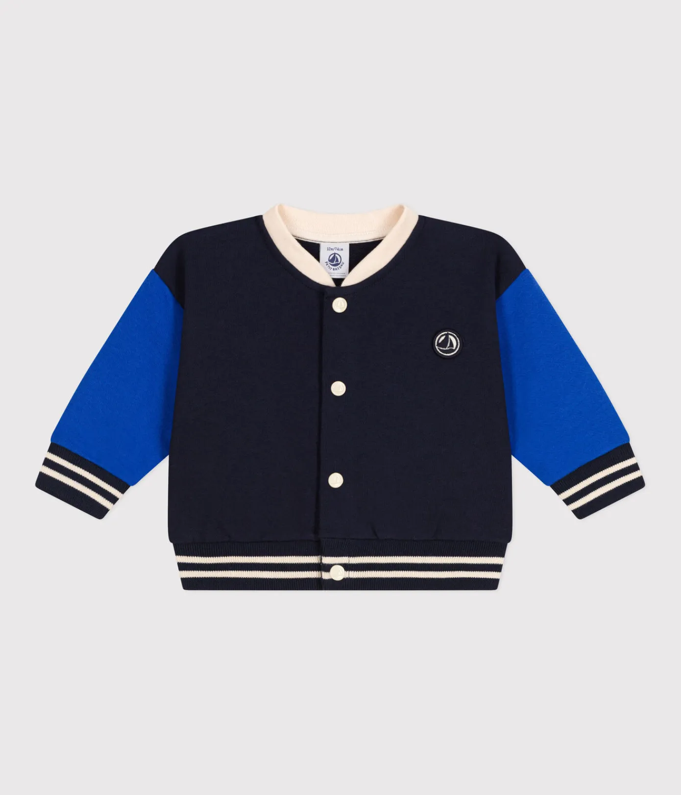 Petit Bateau Pullover, Cardigans*Baby College-Jacke aus Molton SMOKING/ CALVIN