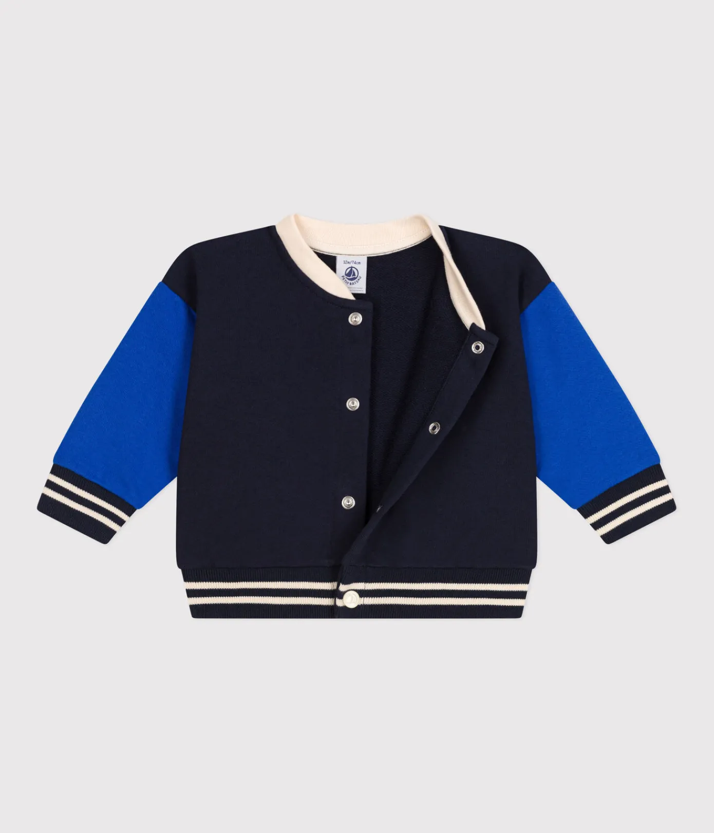 Petit Bateau Pullover, Cardigans*Baby College-Jacke aus Molton SMOKING/ CALVIN