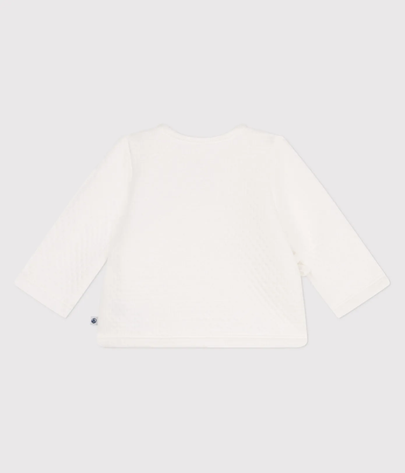 Petit Bateau Pullover, Cardigans|Newborn*Baby Wickeljacke aus gestepptem Baumwoll-jersey weiss MARSHMALLOW