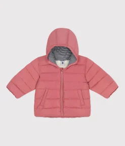 Petit Bateau Jacken, Anoraks*Baby-Anorak mit Fleece-Futter rosa ROSEWOOD