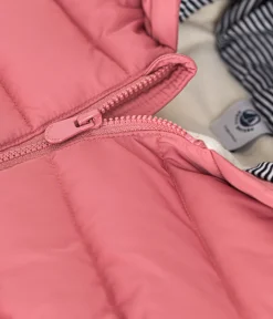 Petit Bateau Jacken, Anoraks*Baby-Anorak mit Fleece-Futter rosa ROSEWOOD