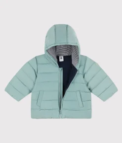 Petit Bateau Jacken, Anoraks*Baby-Anorak mit Fleece-Futter grün PAUL