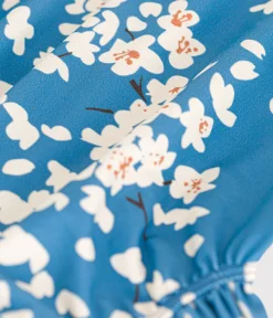 Petit Bateau Bademode, Uv-Kleidung*Baby-Badeanzug blau BEACH/ MULTICO