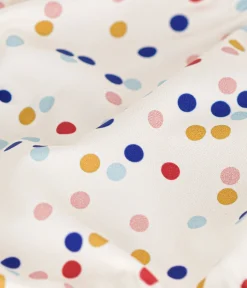 Petit Bateau Bademode, Uv-Kleidung*Baby-Badehose weiss MARSHMALLOW/weiss MULTICO