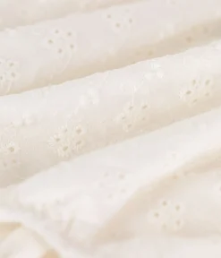 Petit Bateau Shorts, Hosen, Leggings*Baby-Bloomers in Broderie Anglaise. weiss MARSHMALLOW
