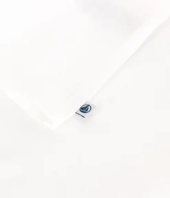 Petit Bateau T-Shirts, Oberteile*Baby-Bluse aus Baumwoll-Piqué weiss ECUME