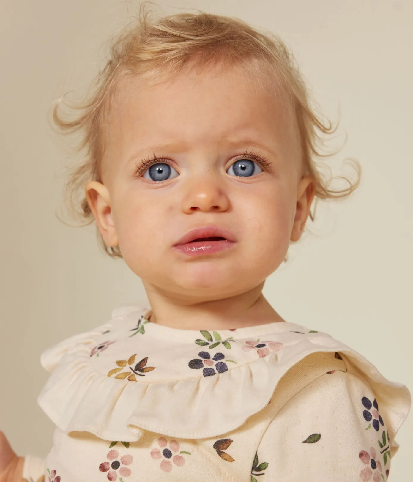 Petit Bateau T-Shirts, Oberteile*Baby-Bluse aus Doppeljersey weiss AVALANCHE/ MULTICO
