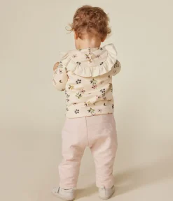 Petit Bateau T-Shirts, Oberteile*Baby-Bluse aus Doppeljersey weiss AVALANCHE/ MULTICO