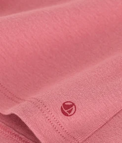 Petit Bateau T-Shirts, Oberteile*Baby-Bluse mit Kragen aus Baumwolle rosa ROSEWOOD