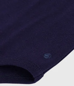 Petit Bateau T-Shirts, Oberteile*Baby-Body mit Rollkragen aus einfarbiger Baumwolle SOIR