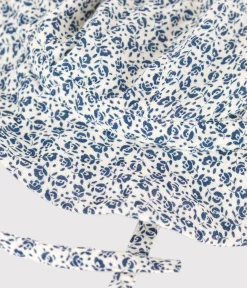 Petit Bateau Accessoires, Sonnenhüte, Caps*Baby-Breitkrempiger Hut aus Musselin mit Blumenmuster AVALANCHE/ INCOGNITO