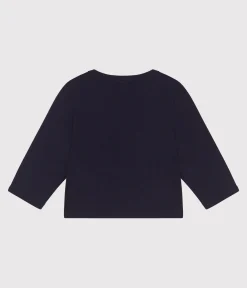Petit Bateau Pullover, Cardigans*Baby-Cardigan aus Baumwolle blau SMOKING