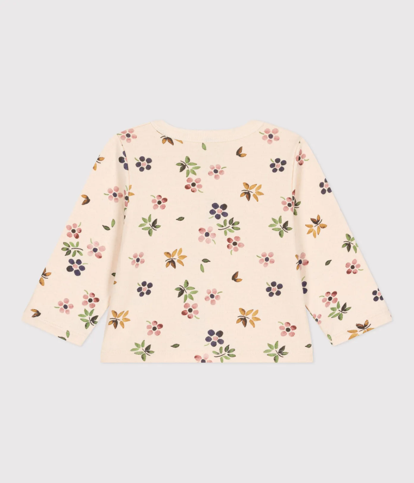 Petit Bateau Pullover, Cardigans*Baby-Cardigan aus Doppeljersey weiss AVALANCHE/ MULTICO
