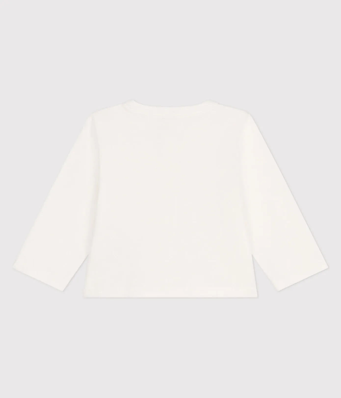 Petit Bateau Pullover, Cardigans*Baby-Cardigan aus einfarbiger Baumwolle weiss MARSHMALLOW
