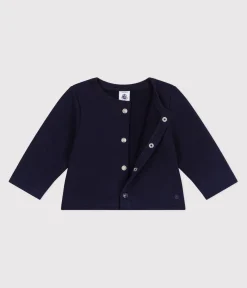 Petit Bateau Pullover, Cardigans*Baby-Cardigan aus einfarbiger Baumwolle SOIR