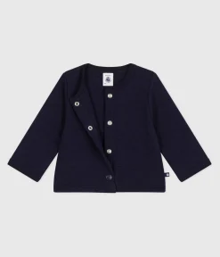 Petit Bateau Pullover, Cardigans*Baby-Cardigan aus festem Baumwollstoff mit Herzmotiv SOIR