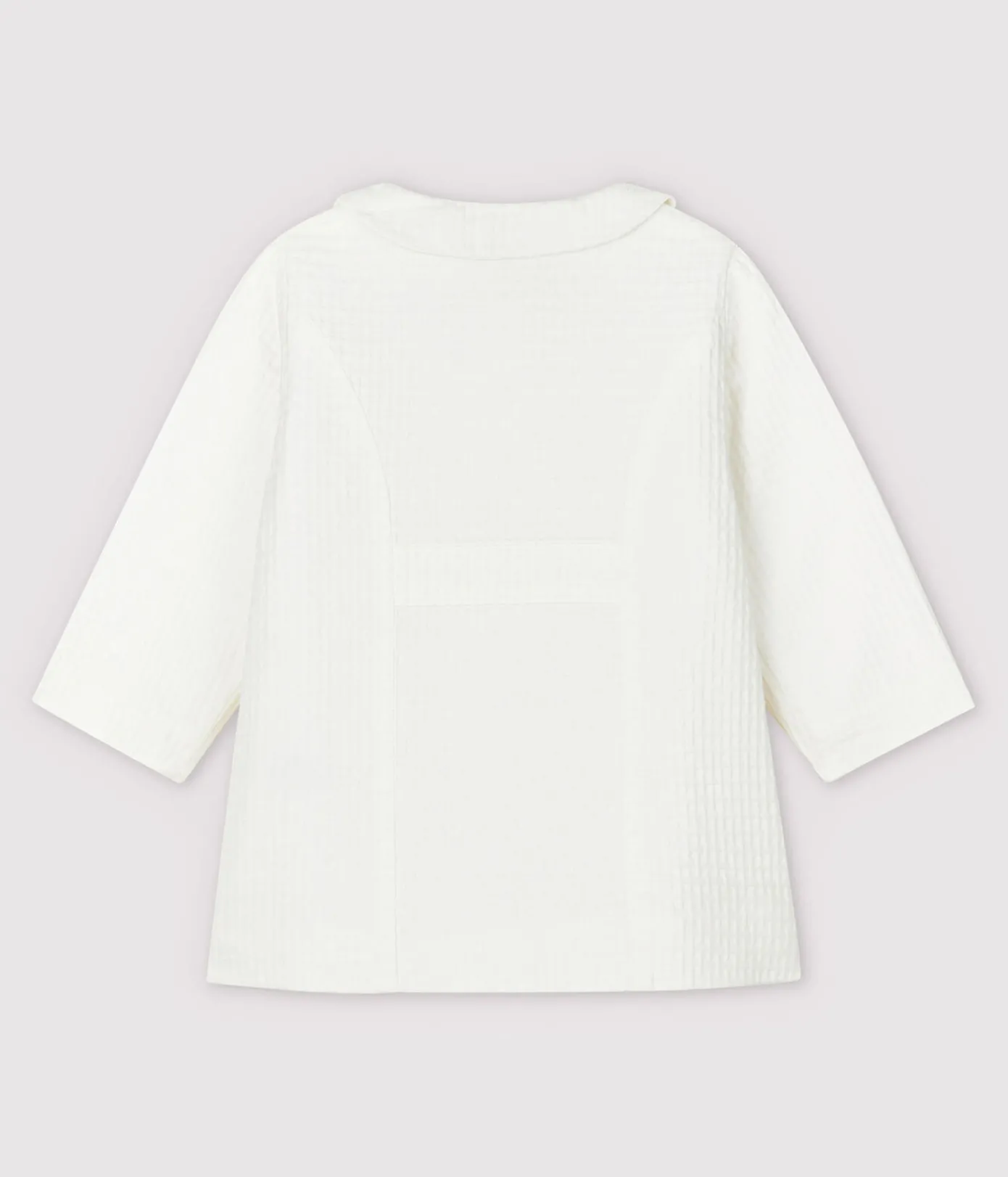 Petit Bateau Jacken, Anoraks*Baby-Festtagsjacke aus Cotton-Rich-Material für Mädchen weiss MARSHMALLOW