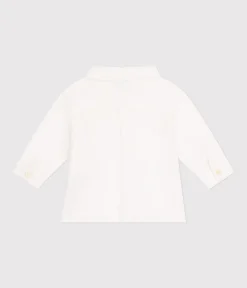 Petit Bateau T-Shirts, Oberteile*Baby-Hemd aus Popeline weiss ECUME