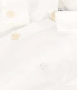 Petit Bateau T-Shirts, Oberteile*Baby-Hemd aus Popeline weiss ECUME