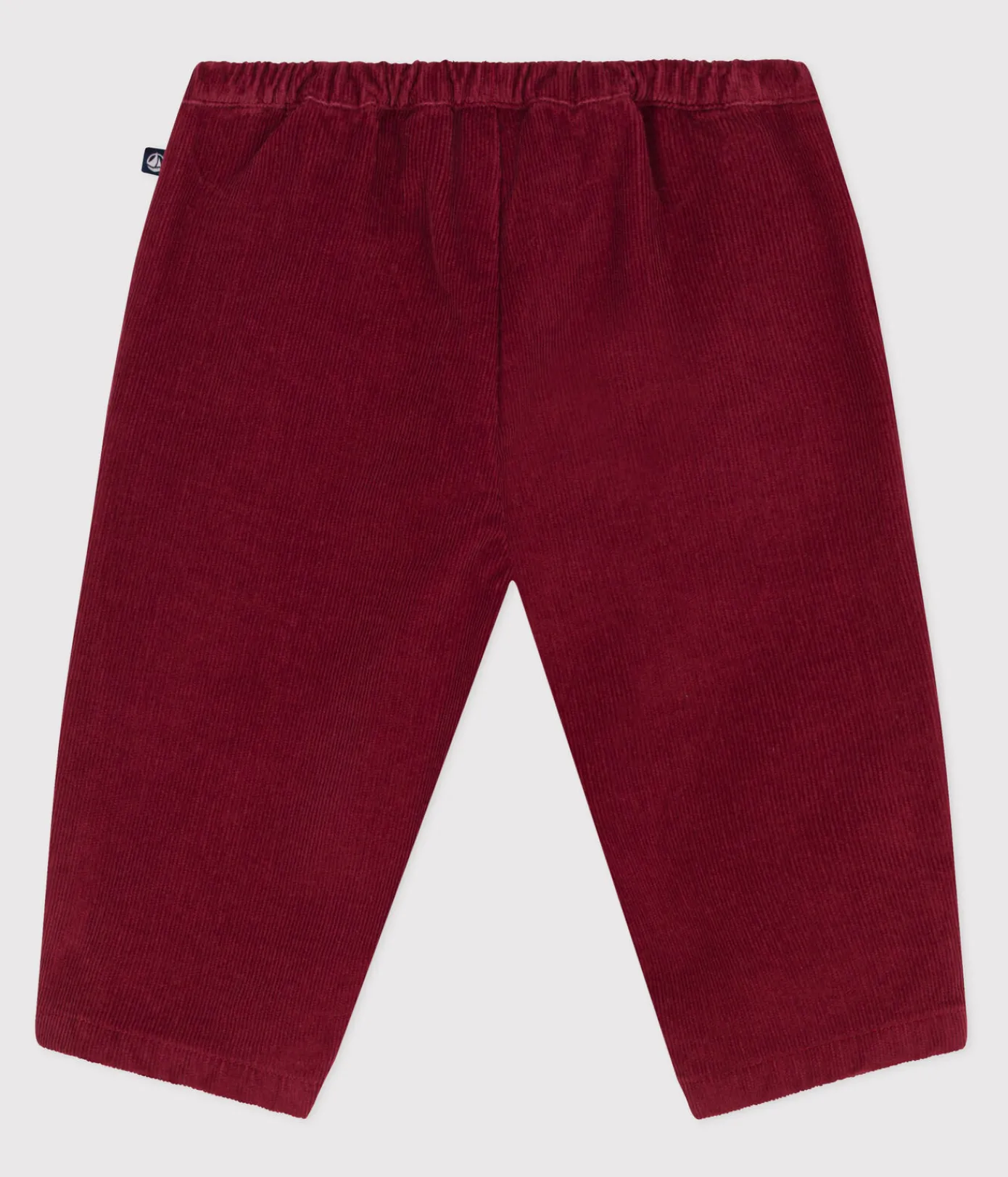 Petit Bateau Shorts, Hosen, Leggings*Baby-Hose aus einfarbigem Fein-Cord AMARANTE