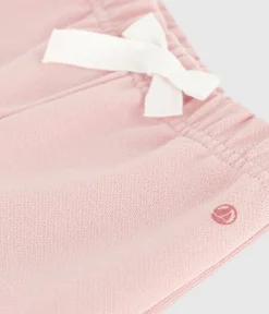 Petit Bateau Shorts, Hosen, Leggings*Baby-Hose aus einfarbiger Baumwolle rosa JOLI