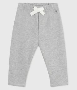 Petit Bateau Shorts, Hosen, Leggings*Baby-Hose aus einfarbiger Baumwolle grau FUMEE CHINE