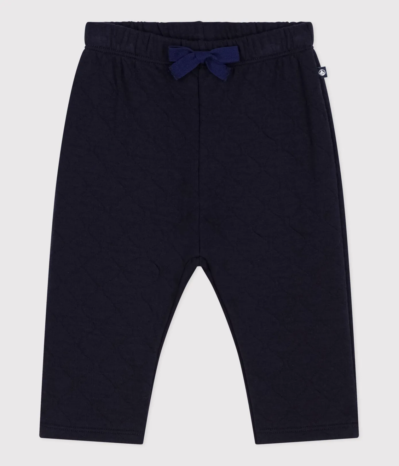Petit Bateau Shorts, Hosen, Leggings*Baby-Hose aus gestepptem Doppeljersey blau SMOKING