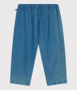 Petit Bateau Shorts, Hosen, Leggings*Babyhose aus leichtem Denim blau DENIM CLAIR