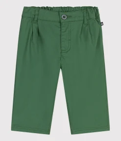 Petit Bateau Shorts, Hosen, Leggings*Baby-Hose aus Serge grün PALMERAIE