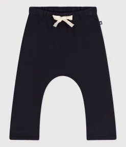 Petit Bateau Shorts, Hosen, Leggings*Baby-Hose aus weichem und warmen Molton blau SMOKING