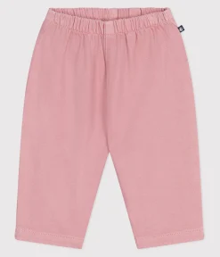 Petit Bateau Shorts, Hosen, Leggings*Baby-Hose aus weicher einfarbiger Baumwolle. rosa CHARME