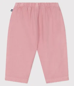 Petit Bateau Shorts, Hosen, Leggings*Baby-Hose aus weicher einfarbiger Baumwolle. rosa CHARME