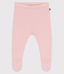 Petit Bateau Shorts, Hosen, Leggings|Newborn*Baby-Hose aus Woll- und Baumwollstrick rosa JOLI