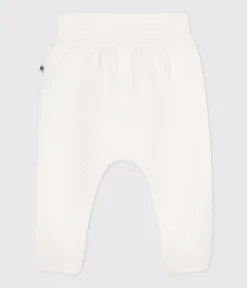 Petit Bateau Shorts, Hosen, Leggings|Newborn*Baby-Hose mit Füßchen aus gestepptem Doppeljersey weiss MARSHMALLOW