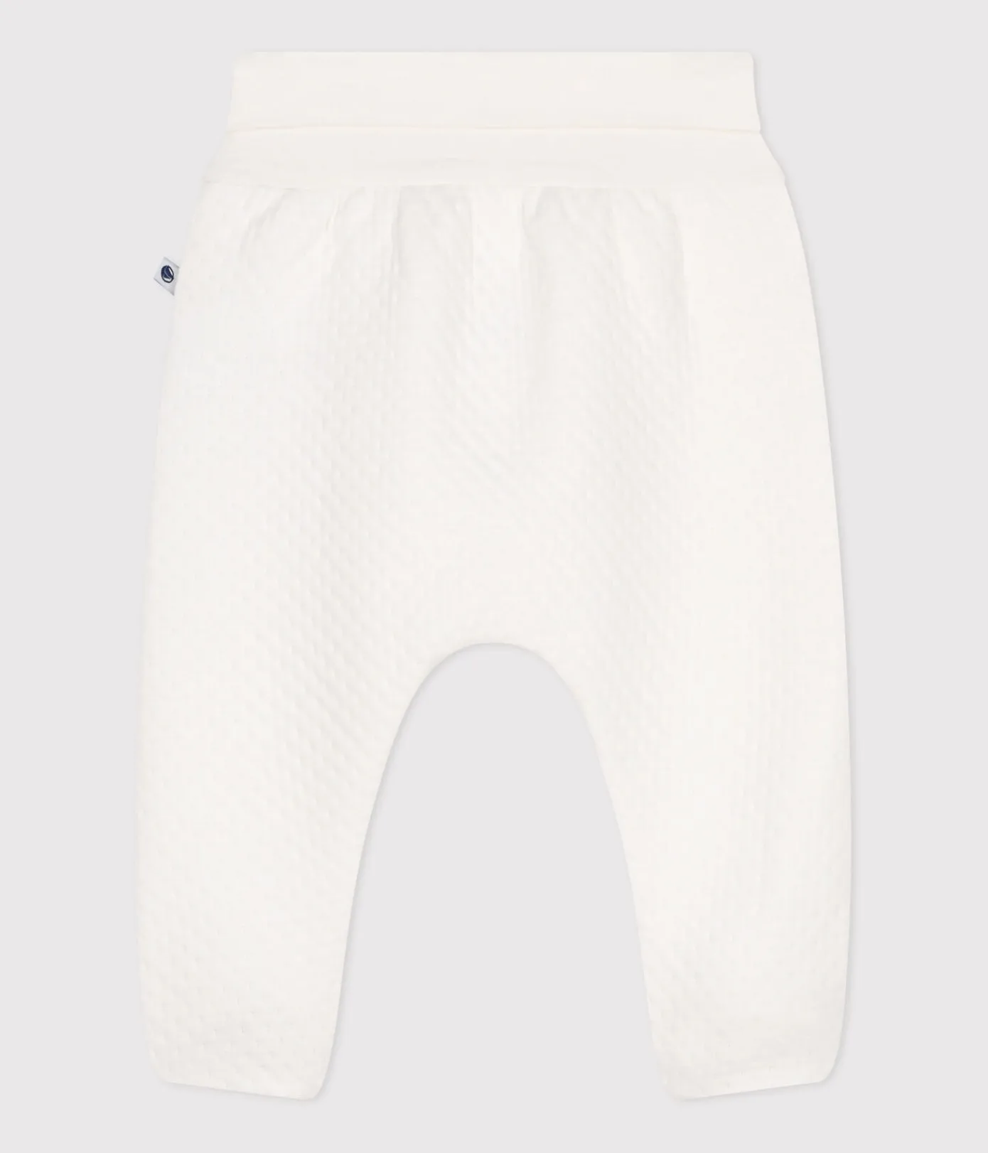 Petit Bateau Shorts, Hosen, Leggings|Newborn*Baby-Hose mit Füßchen aus gestepptem Doppeljersey weiss MARSHMALLOW