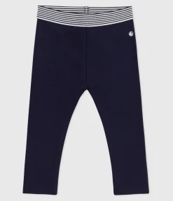 Petit Bateau Shorts, Hosen, Leggings*Baby-Jeggings aus einfarbiger Baumwolle blau SMOKING