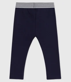 Petit Bateau Shorts, Hosen, Leggings*Baby-Jeggings aus einfarbiger Baumwolle blau SMOKING