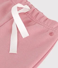 Petit Bateau Shorts, Hosen, Leggings*Baby-Jogginghose aus einfarbiger Baumwolle rosa CHARME
