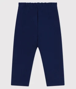 Petit Bateau Shorts, Hosen, Leggings*Baby-Jogginghose aus einfarbiger Baumwolle blau MEDIEVAL