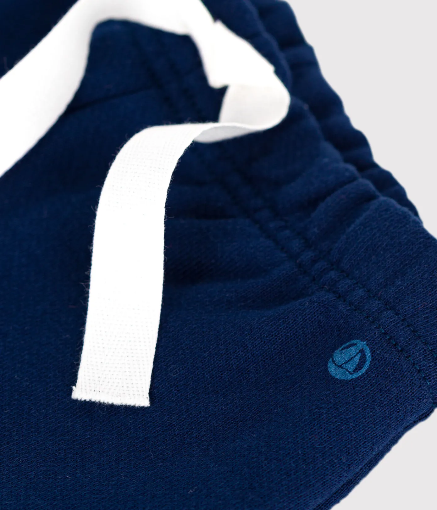 Petit Bateau Shorts, Hosen, Leggings*Baby-Jogginghose aus einfarbiger Baumwolle blau MEDIEVAL