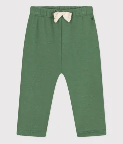 Petit Bateau Shorts, Hosen, Leggings*Baby-Jogginghose aus einfarbiger Baumwolle grün PALMERAIE