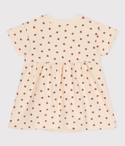 Petit Bateau Kleider|Newborn*Babykleid aus leichtem Molton mit Body AVALANCHE/ FAMEUX