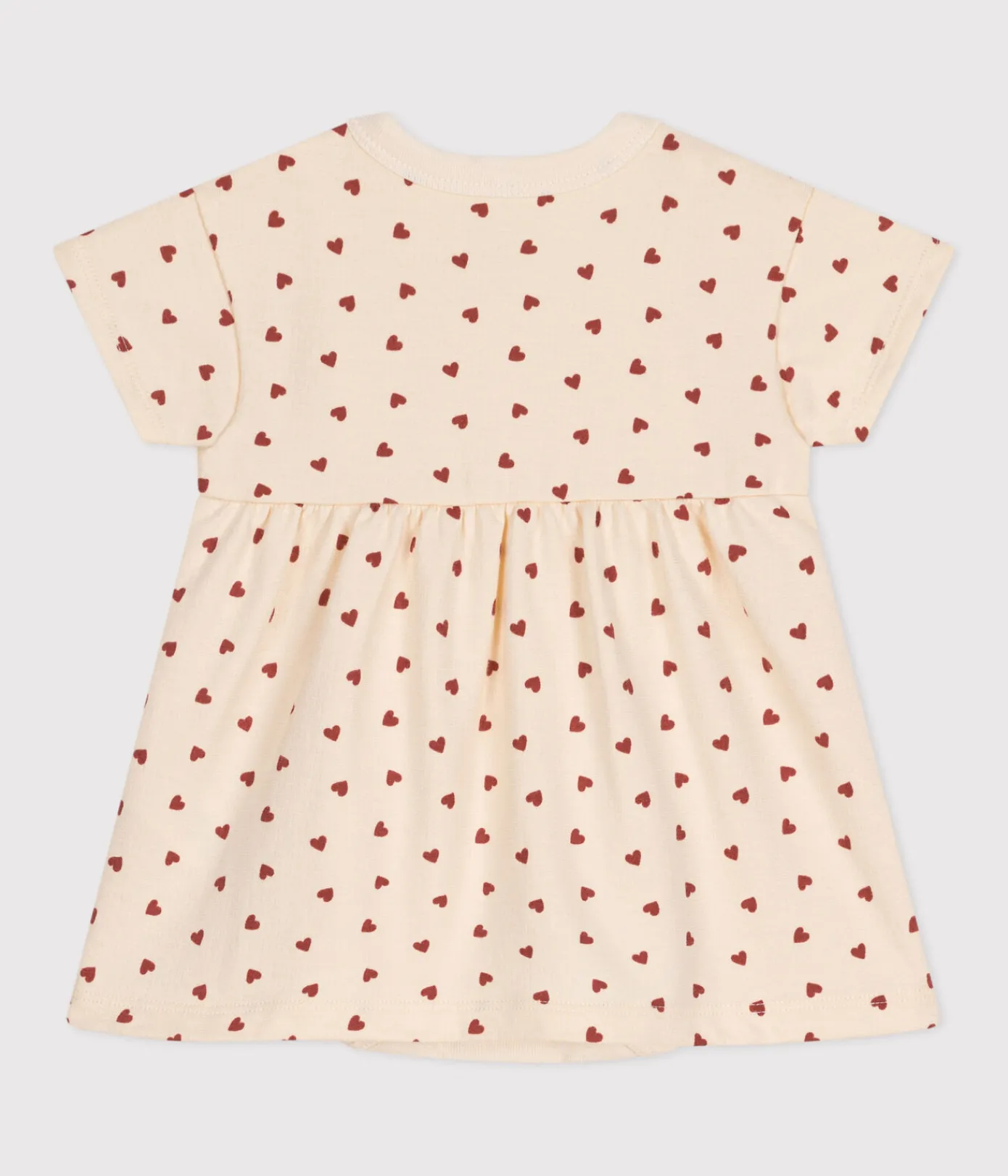 Petit Bateau Kleider|Newborn*Babykleid aus leichtem Molton mit Body AVALANCHE/ FAMEUX