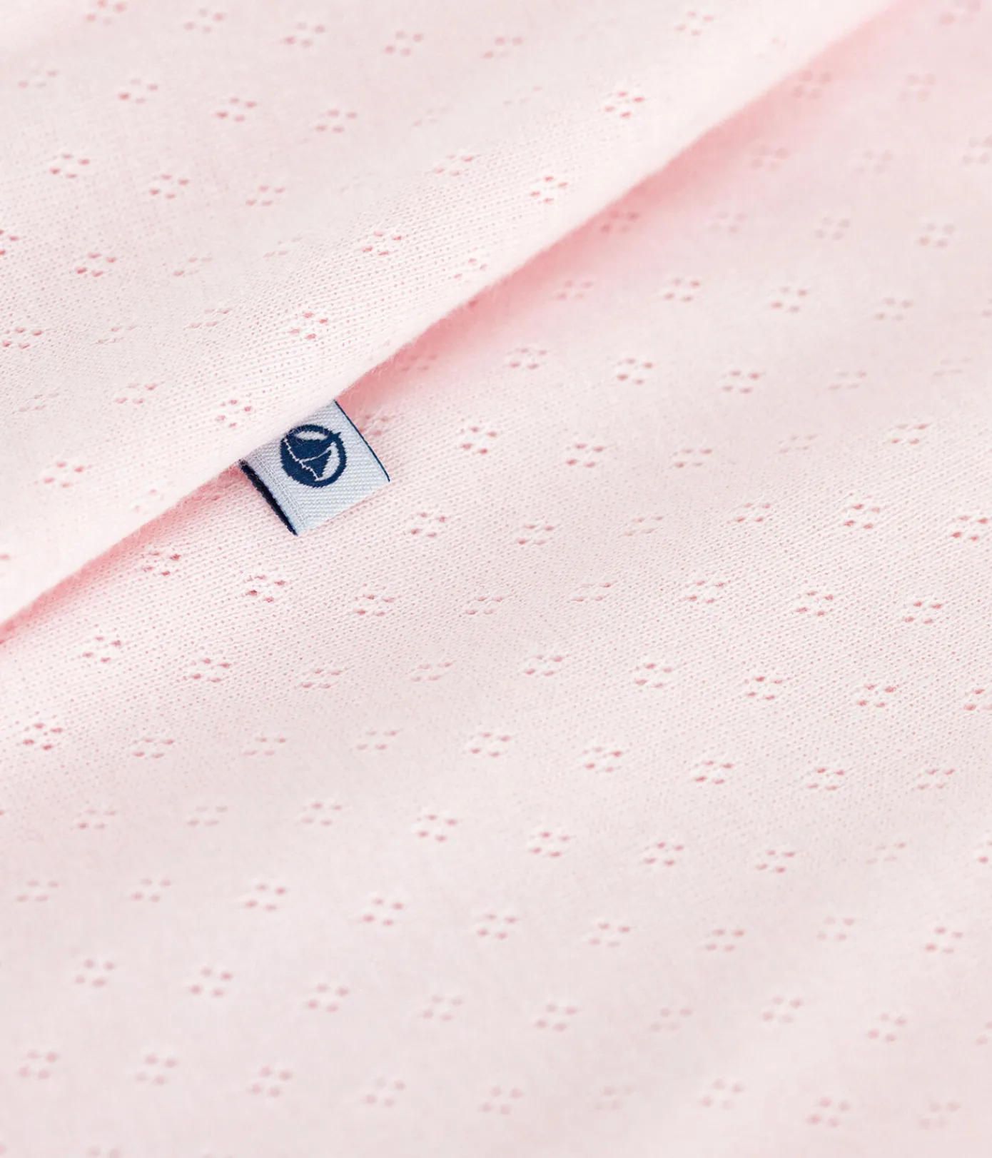 Petit Bateau Schlafanzüge, Strampler|Sets, Overalls & Latzhosen*Baby-Kurzoverall aus einfarbiger Baumwolle rosa FLEUR