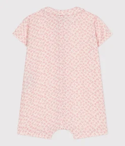 Petit Bateau Sets, Overalls & Latzhosen*Baby-Kurzoverall aus Musselin AVALANCHE/ PANTY