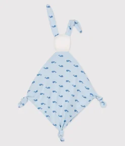 Petit Bateau Kuscheltiere|Newborn*Baby-Kuscheltier aus bedruckter Baumwolle blau TOUDOU/ ALASKA